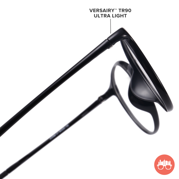 MetroSunnies Monarch Specs (Black) / Con-Strain Blue Light / Versairy / Anti-Radiation Eyeglasses