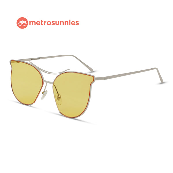 MetroSunnies Mori Sunnies (Honey) / Sunglasses with UV400 Protection / Fashion Eyewear Unisex