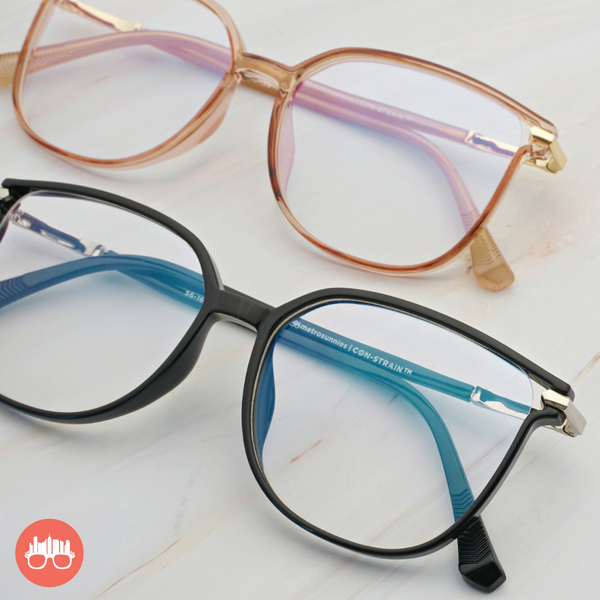 MetroSunnies Nadia Specs (Clear) / Con-Strain Blue Light / Versairy / Anti-Radiation Eyeglasses