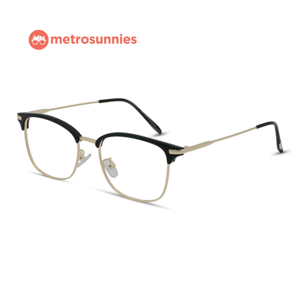 MetroSunnies Nathan Specs (Black) / Con-Strain Blue Light / Anti-Radiation Computer Eyeglasses