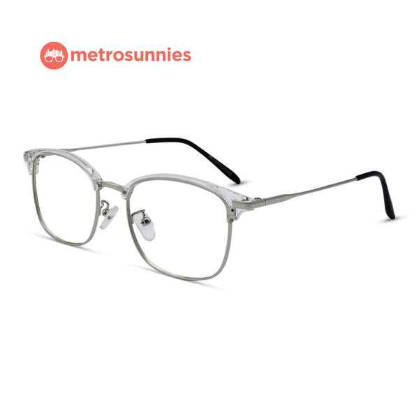 MetroSunnies Nathan Specs (Clear) / Replaceable Lens / Eyeglasses for Men and Women