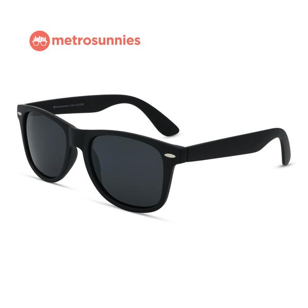 MetroSunnies Neil Sunnies (Black) / Polarized Sunglasses UV400 / Fashion Eyewear for Men and Women