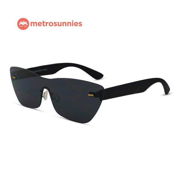 MetroSunnies Nick Sunnies (Black) / Sunglasses with UV400 Protection / Fashion Eyewear Unisex
