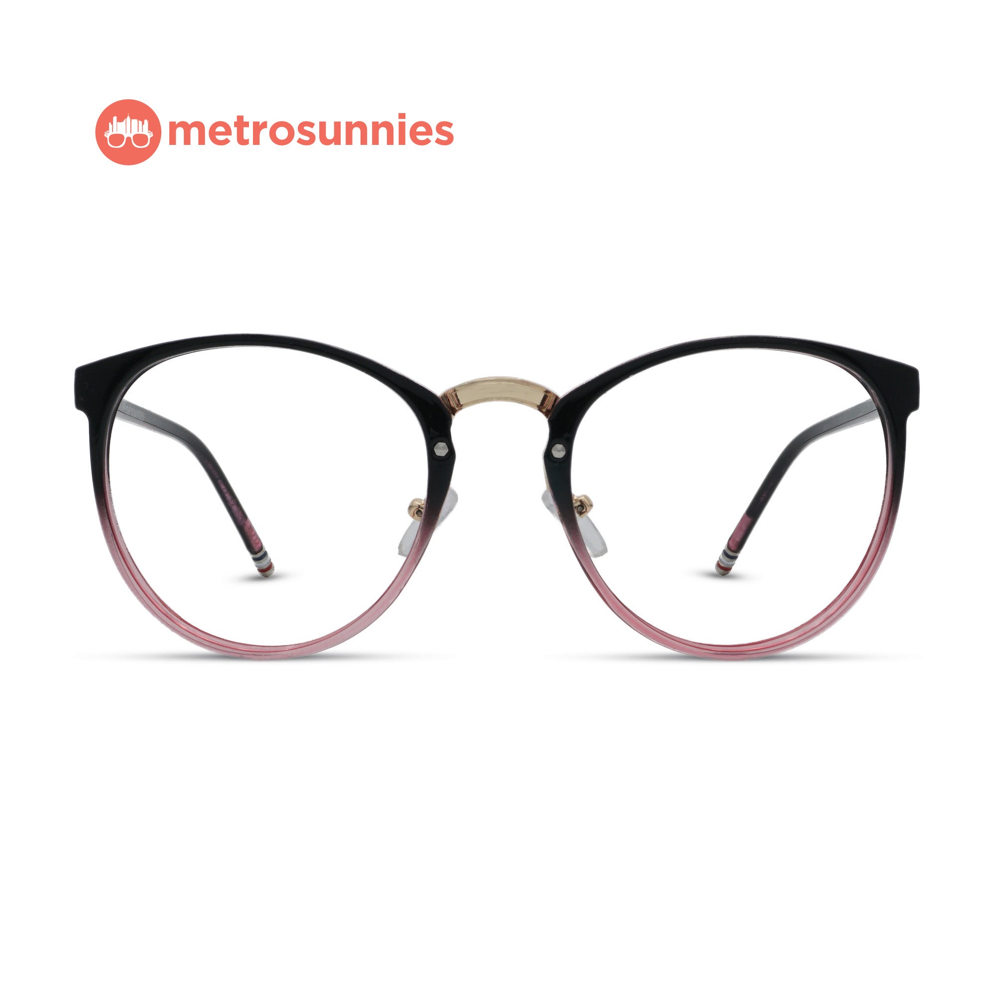 MetroSunnies Patty Specs (Pink) / Replaceable Lens / Eyeglasses for Men and Women