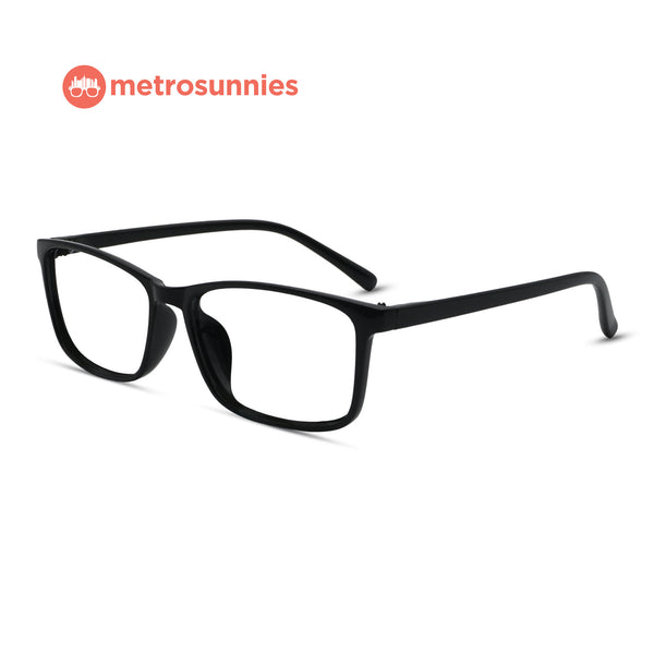 MetroSunnies Penny Specs (Black) / Replaceable Lens / Eyeglasses for Men and Women