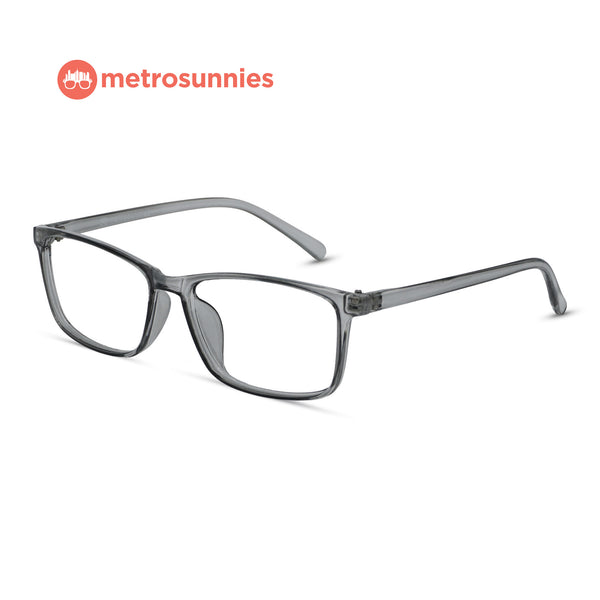 MetroSunnies Penny Specs (Gray) / Replaceable Lens / Eyeglasses for Men and Women
