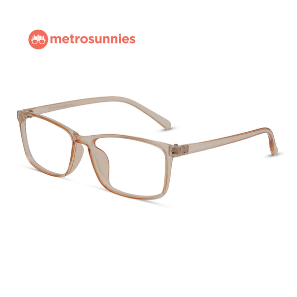 MetroSunnies Penny Specs (Peach) / Replaceable Lens / Eyeglasses for Men and Women