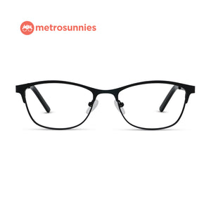 MetroSunnies Phillip Specs (Black) / Replaceable Lens / Eyeglasses for Men and Women