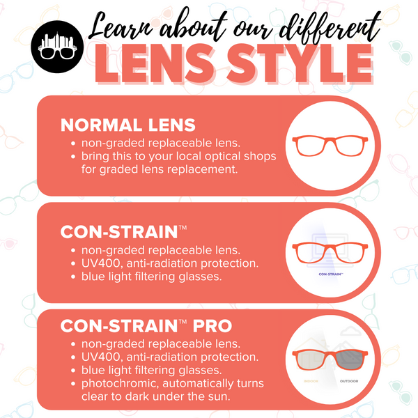 MetroSunnies Prince Specs (Black) / Replaceable Lens / Versairy Ultralight Weight / Eyeglasses
