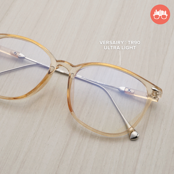 MetroSunnies Queen Specs (Peach) / Con-Strain Blue Light / Versairy / Anti-Radiation Eyeglasses