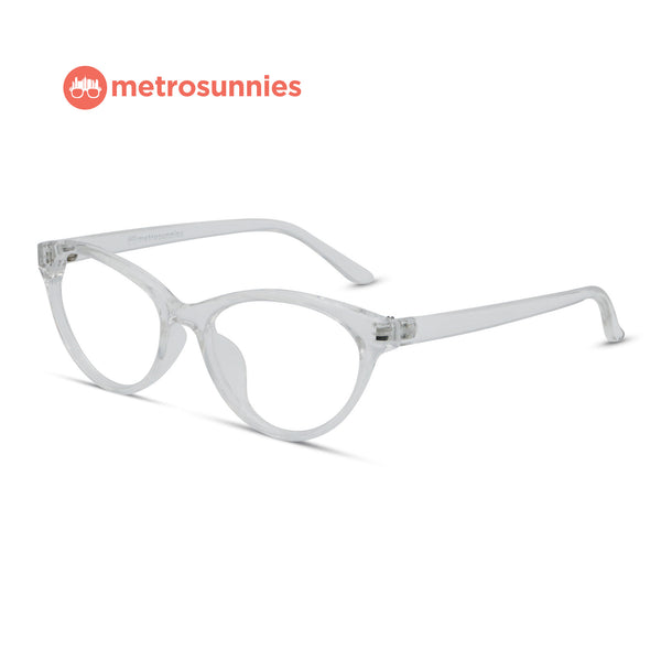 MetroSunnies Raquel Specs (Clear) / Replaceable Lens / Eyeglasses for Men and Women