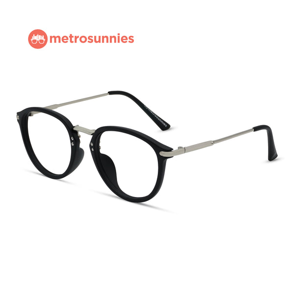 MetroSunnies Renae Specs (Black) / Replaceable Lens / Eyeglasses for Men and Women