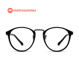 MetroSunnies Robin Specs (Black) / Replaceable Lens / Eyeglasses for Men and Women