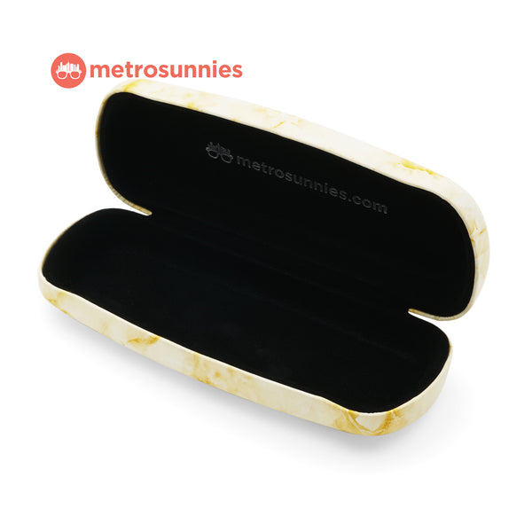 MetroSunnies Safe Hard Case Holder (Yellow) / Eyewear Case Holder for Sunnies and Specs