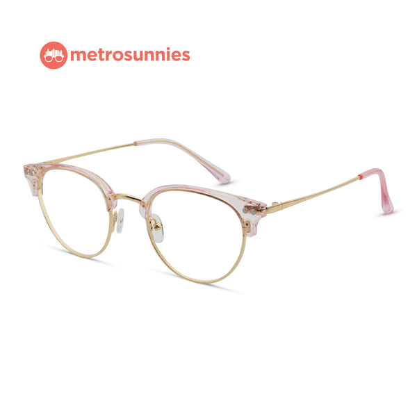 MetroSunnies Sasha Specs (Blossom) / Replaceable Lens / Eyeglasses for Men and Women
