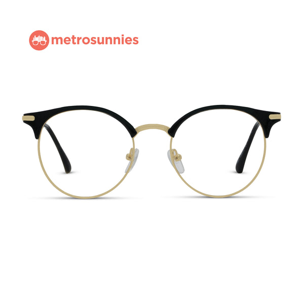 MetroSunnies Selene Specs (Black) / Replaceable Lens / Eyeglasses for Men and Women
