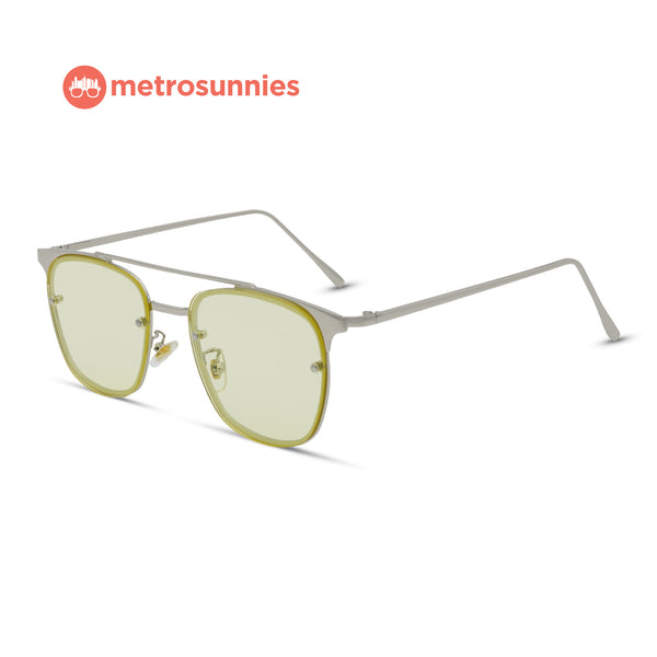 MetroSunnies Spencer Sunnies (Lime) / Sunglasses with UV400 Protection / Fashion Eyewear Unisex