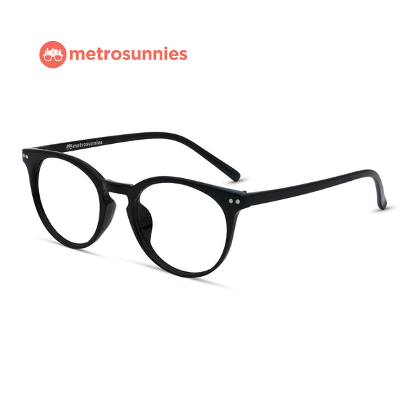 MetroSunnies Stacy Specs (Black) / Replaceable Lens / Eyeglasses for Men and Women