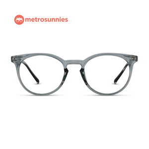 MetroSunnies Stacy Specs (Smoke) / Replaceable Lens / Eyeglasses for Men and Women