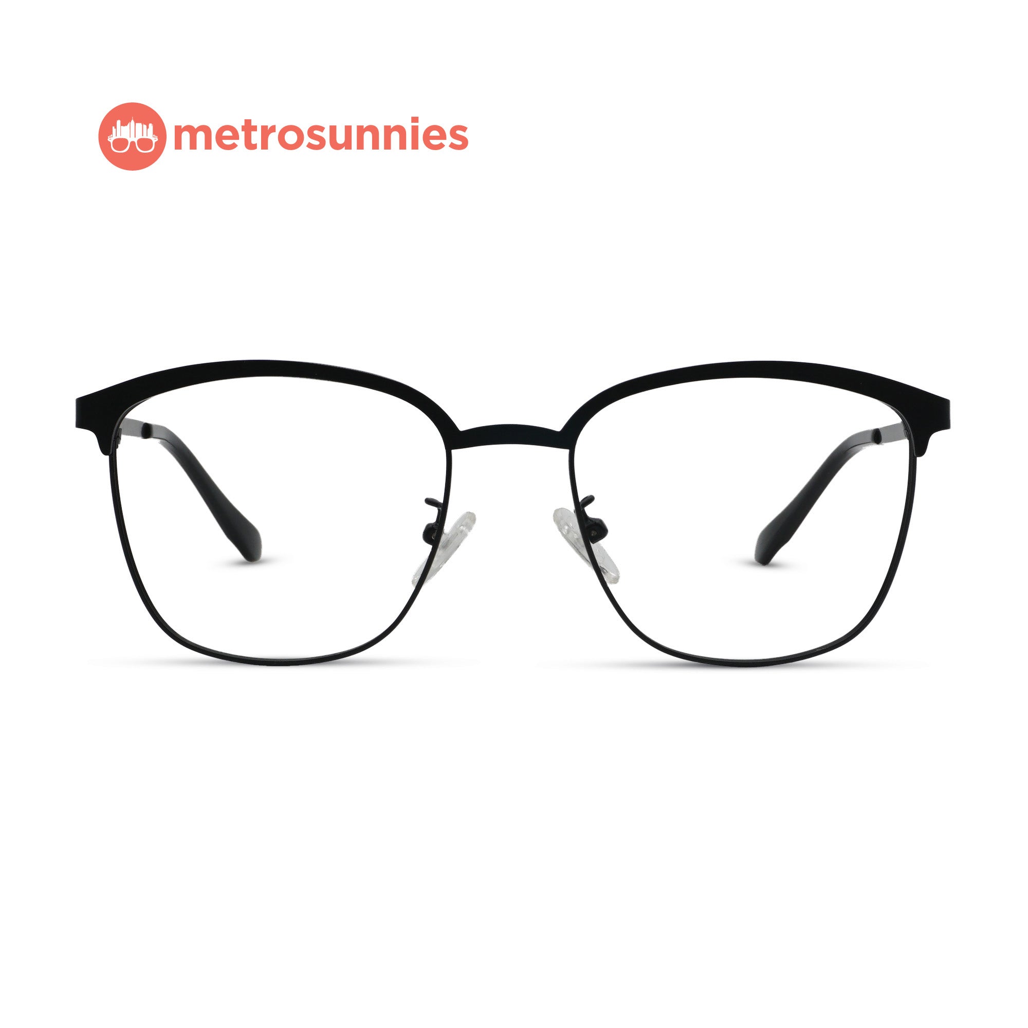 MetroSunnies Stan Specs (Black) / Replaceable Lens / Eyeglasses for Men and Women