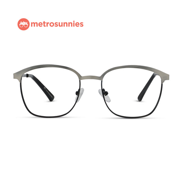MetroSunnies Stan Specs (Gray) / Replaceable Lens / Eyeglasses for Men and Women