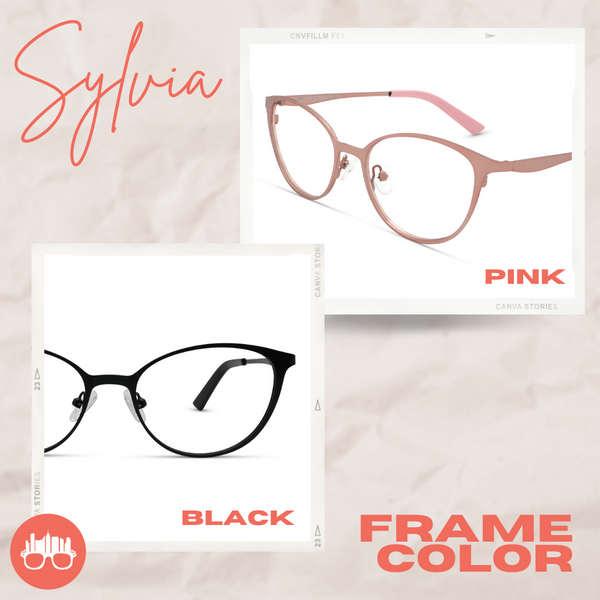 MetroSunnies Sylvia Specs (Pink) / Con-Strain Blue Light / Anti-Radiation Computer Eyeglasses