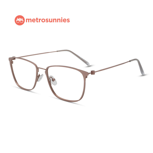 MetroSunnies Tatum Specs (Pink) / Replaceable Lens / Eyeglasses for Men and Women