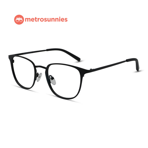 MetroSunnies Tori Specs (Black) / Replaceable Lens / Eyeglasses for Men and Women