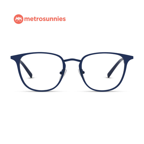 MetroSunnies Tori Specs (Blue) / Replaceable Lens / Eyeglasses for Men and Women