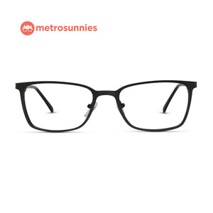 MetroSunnies Trey Specs (Gun) / Replaceable Lens / Eyeglasses for Men and Women