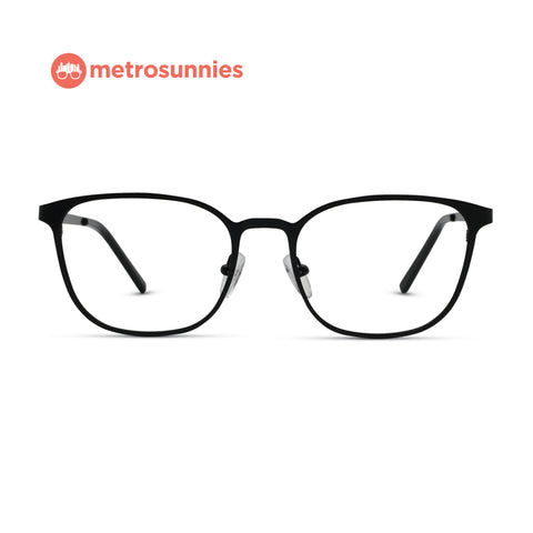 MetroSunnies Val Specs (Black) / Replaceable Lens / Eyeglasses for Men and Women