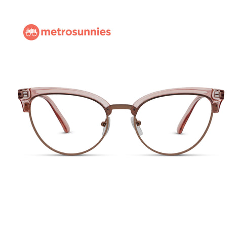 MetroSunnies Vicky Specs (Marsala) / Replaceable Lens / Eyeglasses for Men and Women