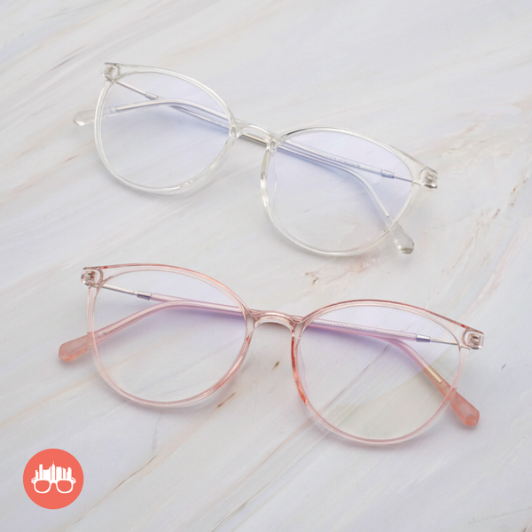 MetroSunnies Vienna Specs (Pink) / Con-Strain Blue Light / Versairy / Anti-Radiation Eyeglasses