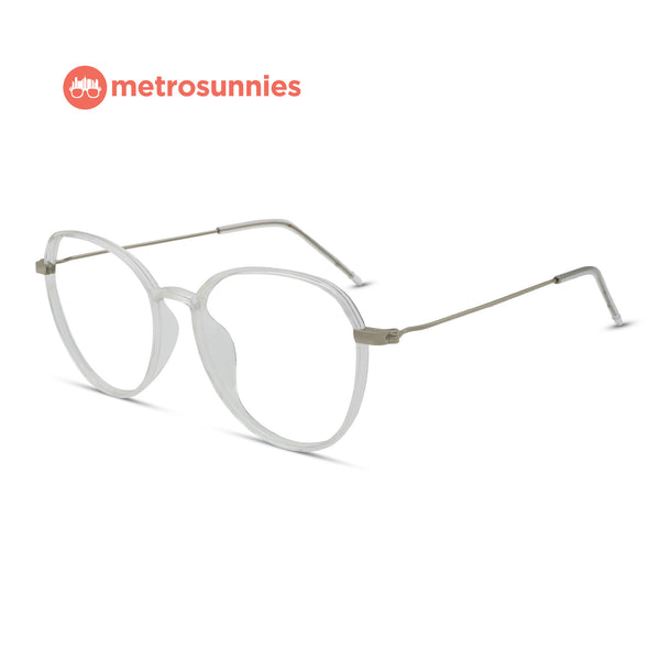 MetroSunnies Vina Specs (Clear) / Replaceable Lens / Versairy Ultralight Weight / Eyeglasses