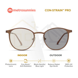 MetroSunnies Willow Specs (Nude) / Replaceable Lens / Eyeglasses for Men and Women
