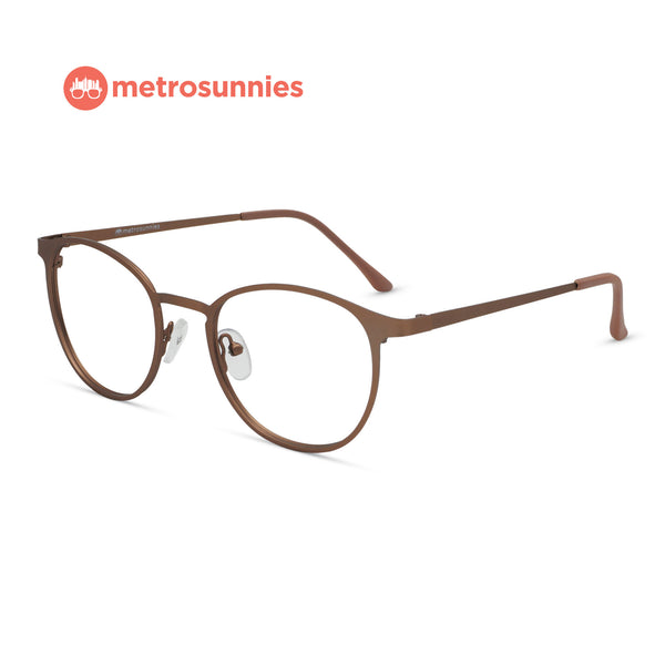 MetroSunnies Willow Specs (Nude) / Con-Strain Blue Light / Anti-Radiation Computer Eyeglasses