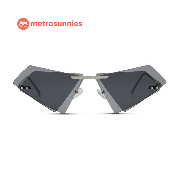 MetroSunnies Yves Sunnies (Onyx) / Sunglasses with UV400 Protection / Fashion Eyewear Unisex