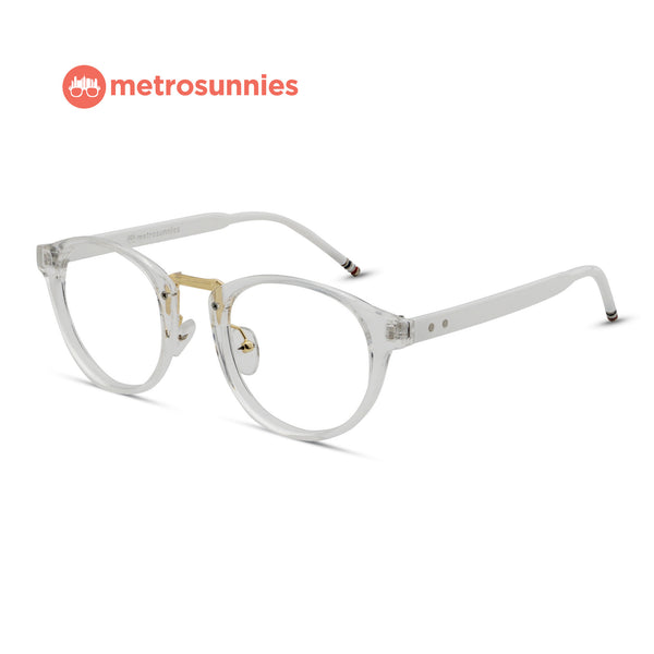 MetroSunnies Zia Specs (Clear) / Replaceable Lens / Eyeglasses for Men and Women