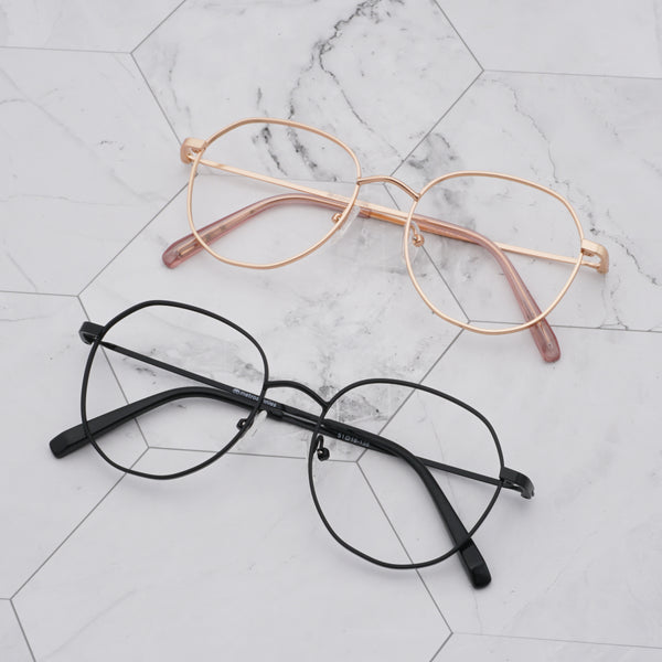 MetroSunnies David Specs (Black) / Replaceable Lens / Eyeglasses for Men and Women
